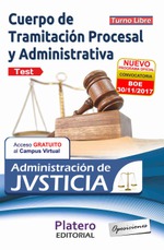 TRAMITACIÓN PROCESAL Y ADVA ADMINISTRACIÓN JUSTICIA TURNO LIBRE  TEST