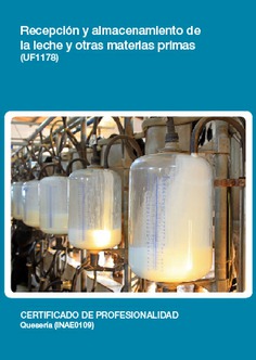 RECEPCIÓN Y ALMACENAMIENTO DE LA LECHE Y OTRAS MATERIAS PRIMAS RECEPCIÓN Y ALMACENAMIENTO DE LA LECHE Y OTRAS MATERIAS PRIMAS