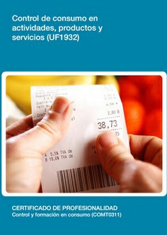 CONTROL DE CONSUMO EN ACTIVIDADES, PRODUCTOS Y SERVICIOS CONTROL DE CONSUMO EN ACTIVIDADES, PRODUCTOS Y SERVICIOS