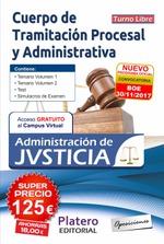 TRAMITACIÓN PROCESAL Y ADVA ADMINISTRACIÓN JUSTICIA TURNO LIBRE  PACK AHORRO