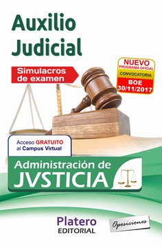 SIMULACROS DE EXAMEN DE AUXILIO JUDICIAL DE LA ADMINISTRACIÓN DE JUSTICIA.