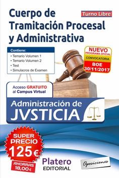 TRAMITACIÃN PROCESAL Y ADVA ADMINISTRACIÃN JUSTICIA TURNO LIBRE  PACK AHORRO