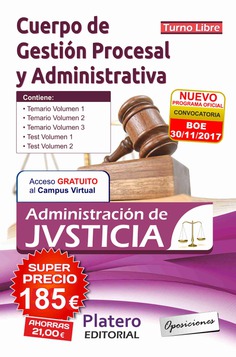 GESTIÃN PROCESAL Y ADVA ADMINISTRACIÃN DE JUSTICIA TURNO LIBRE. PACK AHORRO