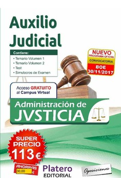 AUXILIO JUDICIAL DE LA ADMINISTRACIÃN DE JUSTICIA.  PACK AHORRO
