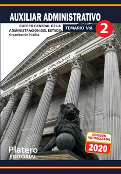 AUXILIAR ADMINISTRATIVO DE LA ADMINISTRACIÓN DEL  ESTADO. TEMARIO.VOLUMEN 2
