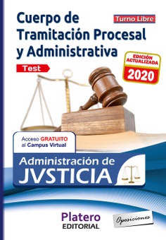 TRAMITACIÓN PROCESAL Y ADVA ADMINISTRACIÓN JUSTICIA TURNO LIBRE  TEST