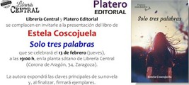 NUEVA PRESENTACIÓN DE “SOLO TRES PALABRAS"