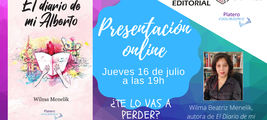 PLATERO COOLBOOKS Y QUARES PRESENTAN ONLINE DE LA NOVELA EL DIARIO DE MI ALBERTO DE WILMA BEATRIZ MENELIK