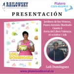 LA COCINA DE LOLI DOMÍNGUEZ EN LIBRERÍA RAILOWSKY, FERIA DEL LIBRO DE VALENCIA