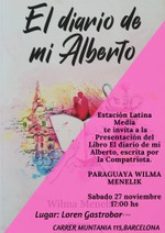 WILMA MENELIK PRESENTA EL DIARIO DE MI ALBERTO EN BARCELONA