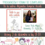 ALEJANDRA SEMPERE PRESENTA "TODO LO QUE DEBÍ CONTARTE" EN ELCHE