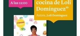 LOLI DOMÍNGUEZ FIRMA "LA COCINA DE LOLI DOMÍNGUEZ" EN CASA DEL LIBRO, SEVILLA