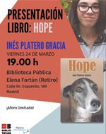 PRESENTACIÓN DE "HOPE" DE INÉS PLATERO EN MADRID
