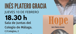PRESENTACIÓN DE "HOPE" DE INÉS PLATERO EN ALCALÁ DE HENARES