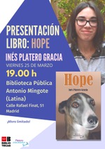 PRESENTACIÓN DE "HOPE" DE INÉS PLATERO EN MADRID