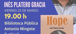 PRESENTACIÓN DE "HOPE" DE INÉS PLATERO EN MADRID