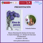 PRESENTACIÓN DE "ALMA DE POESÍA" DE YOLANDA MUÑOZ EN ALCÁZAR DE SAN JUAN
