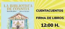 CUENTACUENTOS Y FIRMA "LA BIBLIOTECA DE CONSTIA"