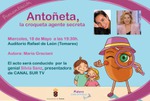 PRESENTACIÓN DE "ANTOÑETA LA CROQUETA AGENTE SECRETA" EN TOMARES