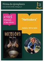 FIRMA DE "HELIODORA", DE SILVIA SANZ, EN CASA DEL LIBRO, SEVILLA