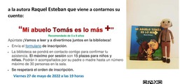 PRESENTACIÓN “MI ABUELO TOMÁS ES LO MÁS”, DE RAQUEL ESTEBAN, EN ALUCHE