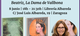 FIRMA DE “UN CUENTRO PARA PETRONILA” Y DE “BEATRIZ, LA DAMA DE VALLBONA”, DE CRIS BERNADÓ, EN FERIA DEL LIBRO DE ZARAGOZA