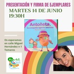PRESENTACIÓN "ANTOÑETA, LA CROQUETA AGENTE SECRETA", DE MARÍA GRACIANI EN LIBRERÍA AÍRERBIL, TOMARES