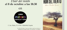 Adrián Florentino presenta Huir del viento en Valladolid / Platero CoolBooks