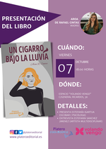 Aroa Cintas presenta Un cigarro bajo la lluvia en Madrid / Platero CoolBooks