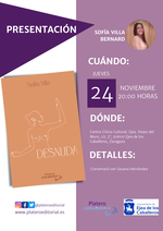 Sofía Villa presenta "Desnuda" en Ejea de los Caballeros /Platero CoolBooks