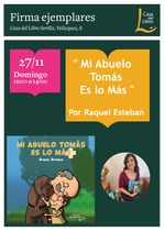 Raquel Esteban firma Mi abuelo Tomás es lo más en Casa del Libro de Sevilla / Platero CoolBooks