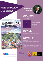 Hasta que el tiempo nos alcance de Toñi Cruz en Jaén / Platero CoolBooks