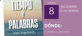 Ruth Engelhardt firmará Tiempo y Palabras en la Casa del Libro de Sevilla / Platero CoolBooks
