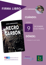 Próxima firma de Negro Carbón en Casa del Libro de Sevilla / Platero CoolBooks