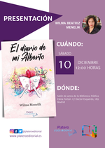 Wilma Beatriz Menelik presenta El diario de mi Alberto en Madrid / Platero CoolBooks