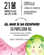 Ana María Fernández y Laura Busom firman ejemplares de El mar se ha escapado en Fuenlabrada / Platero CoolBooks