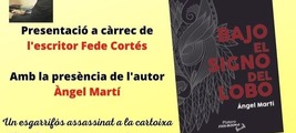 Presentación Bajo el signo del lobo de Ángel Martí en Falset (Tarragona) / Platero CoolBooks