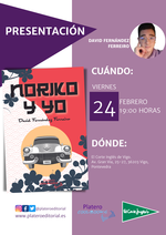Presentación de Noriko y yo de David Fernández Ferreiro en Vigo / Platero CoolBooks