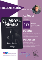 Presentación de El Ángel Negro de Rafael Vallejo en Málaga / Platero CoolBooks