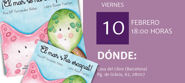 Cuentacuentos de El mar se ha escapado de Laura Busom Fuertes y  Ana María Fernández en Barcelona / Platero CoolBooks