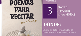 Presentación Poemas para recitar en silencio de Javier Barba en Santander / Platero CoolBooks