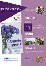 Presentación Alma de poesía de Yolanda Muñoz en Miguel Esteban / Platero CoolBooks