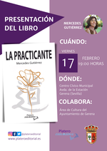 Presentación La practicante de Mercedes Gutiérrez en Gerena / Platero CoolBooks