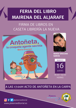 Acto y firma de Antoñeta, la croqueta agente secreta en la Feria del Libro de Mairena del Aljarafe / Platero CoolBooks