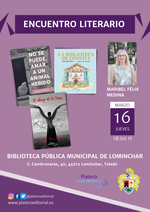 Encuentro literario con Maribel Félix en Lominchar / Platero CoolBooks