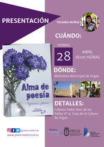 Presentación de Alma de poesía en Orgaz / Platero CoolBooks