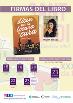 Firmas de Dicen que la locura lo cura en Castelldefels por Sant Jordi / Platero CoolBooks