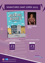 Firma de ejemplares de Belén del bloque 3 por Sant Jordi 2023 / Platero CoolBooks