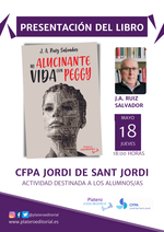 Presentación de Mi alucinante vida con Peggy en el CFPA Jordi de Sant Jordi / Platero CoolBooks