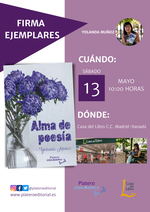 Firma de ejemplares de Alma de poesía en Arroyomolinos / Platero CoolBooks